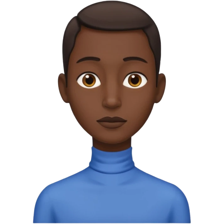 what i mean by tilted is that its stretched to the direction of the neck  emoji