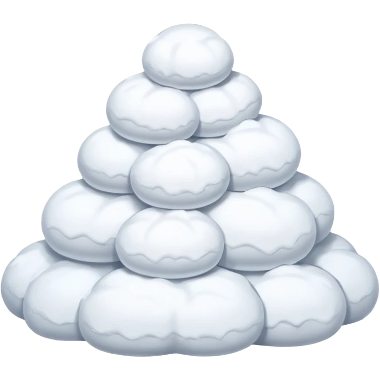 small pile of snow  emoji