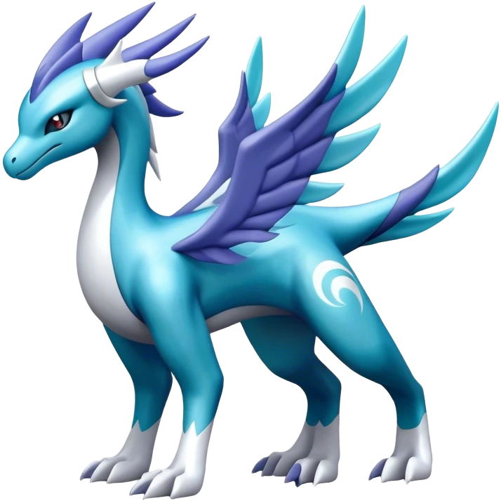 lugia-dialga-suicune-hybrid, full body emoji