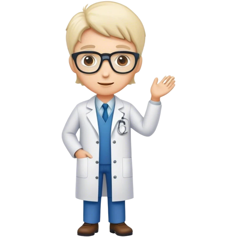 Full-length scientist emoji