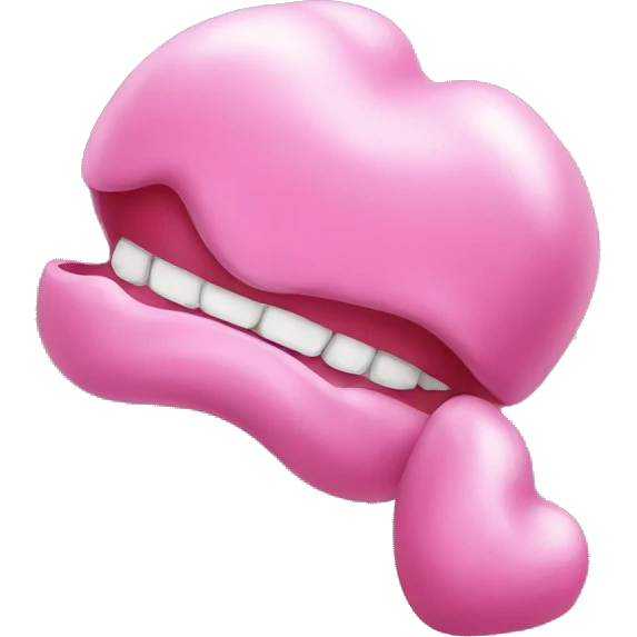 blowing gum  emoji