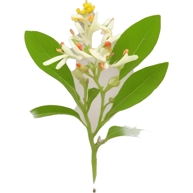 ashwagandha with flower emoji