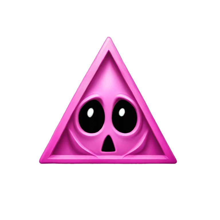 Pink Deathly hallows emoji