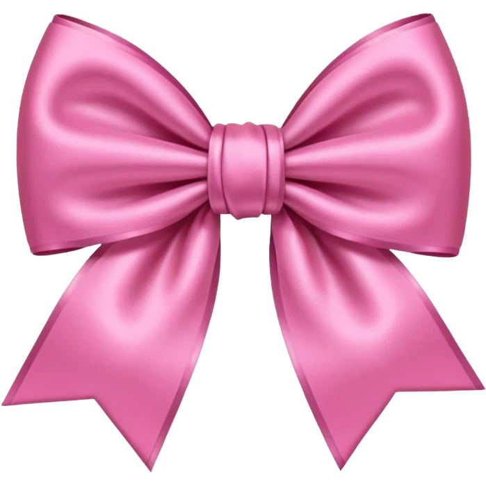 Pink bow emoji