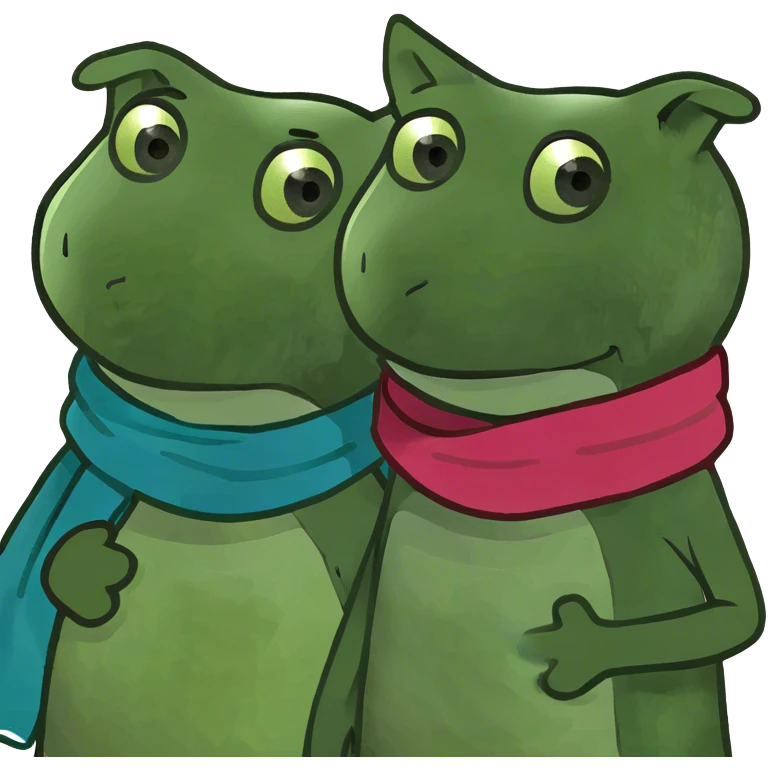 Bluey and bingo hugging each other  emoji