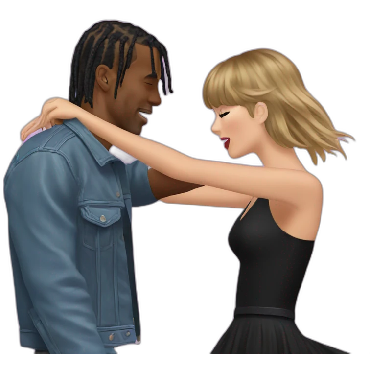 travis scott and taylor swift dancing emoji