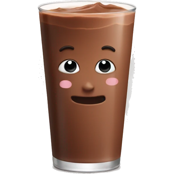 Chocolate milk emoji