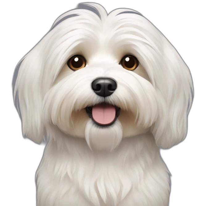 Dog havanese full height emoji