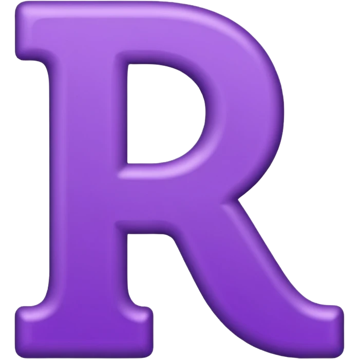 purple capital letter I alphabet emoji