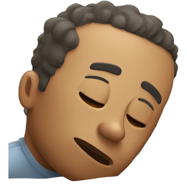 About to fall asleep emoji