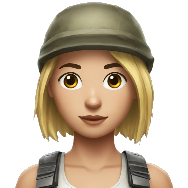 pubg girl emoji