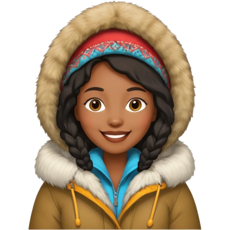 black woman eskimo  emoji