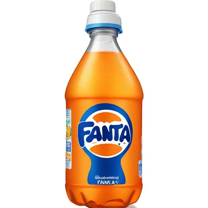 Fanta bottle with "KANKA" word written on it emoji
