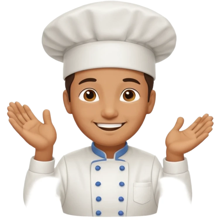 Cook Man face and chest  emoji