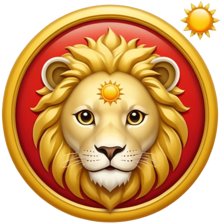 Lion and sun Persian flag emoji