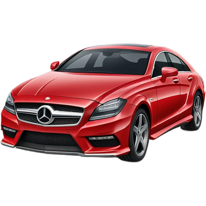 Mercedes cls red emoji
