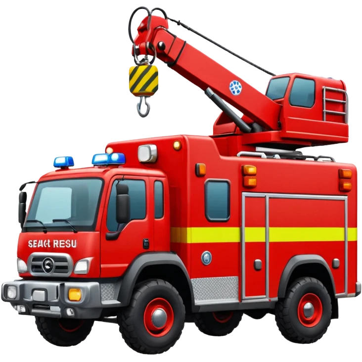 Search & Rescue Truck emoji