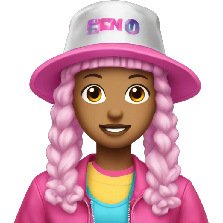 jojo siwa with a bucket hat emoji