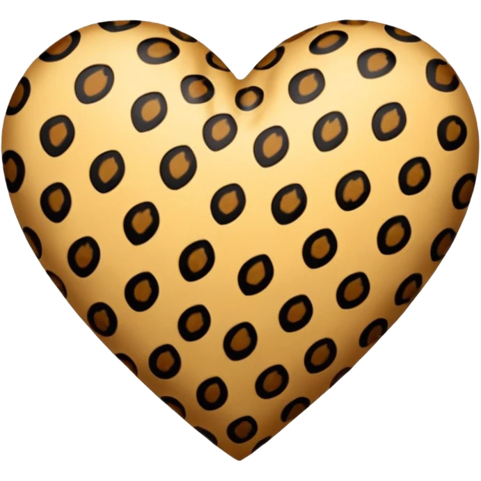 Cuore leopardato  emoji