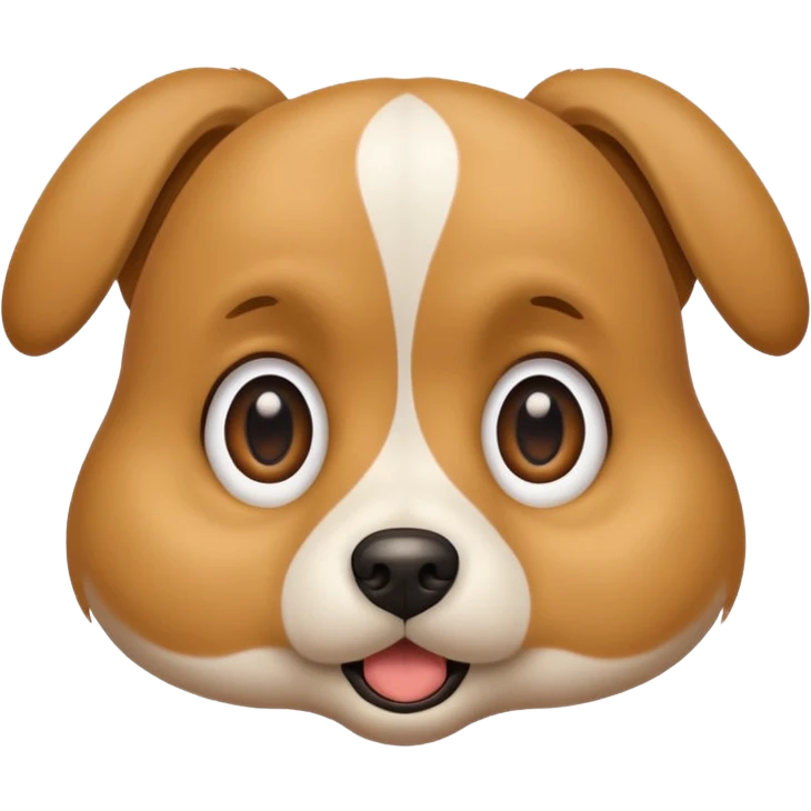 Chien choqué  emoji