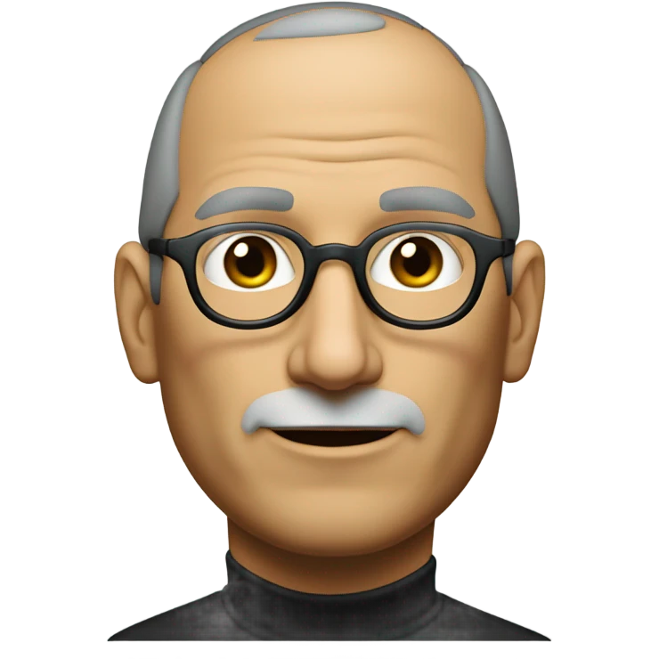 steve jobs y apple emoji