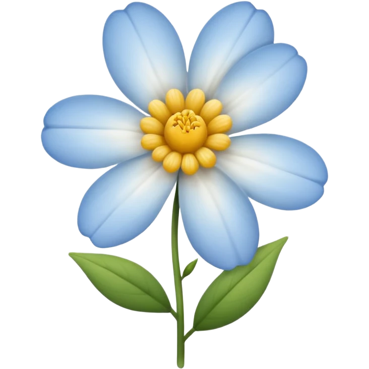 Flor branca  emoji