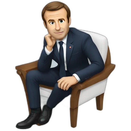 Macron qui dort emoji