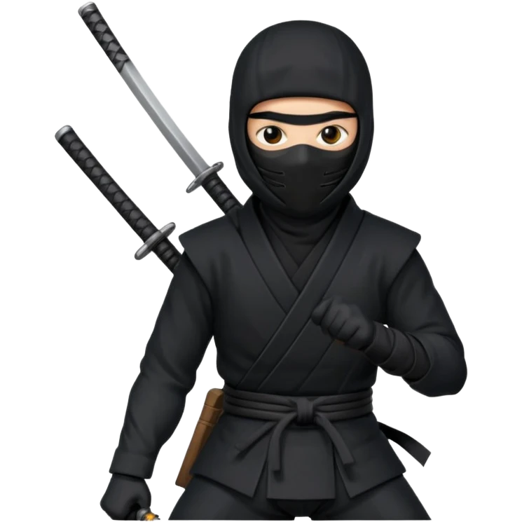 Dame un ninja sin boca emoji
