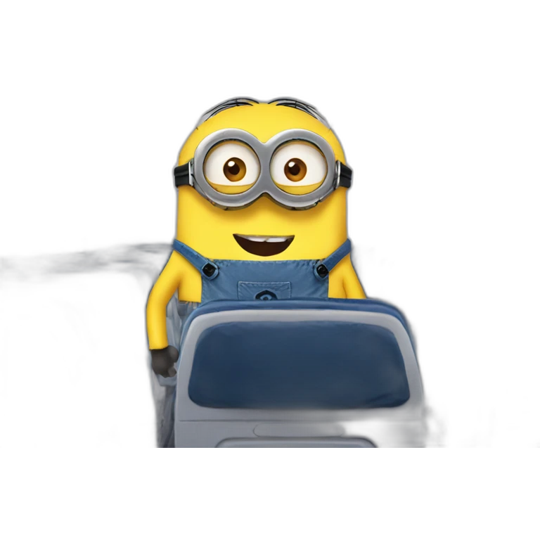 minion on plane emoji