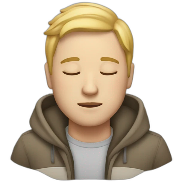 white-man-sleeping emoji