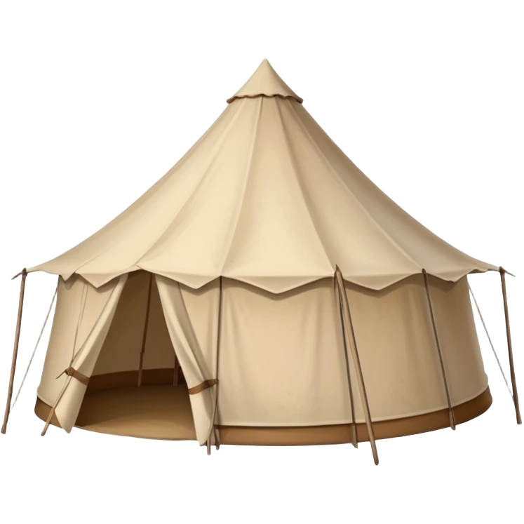 large nomadic family tent, biblical era emoji