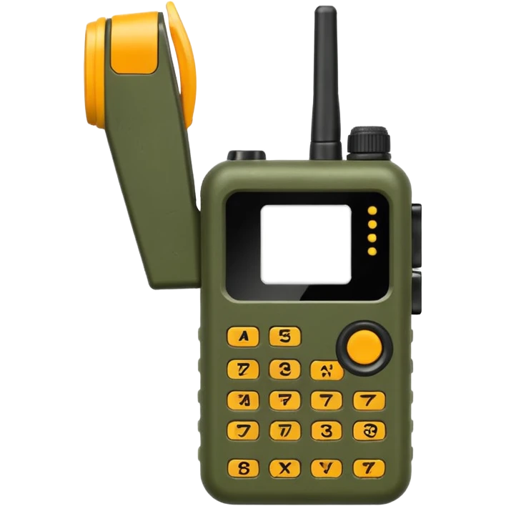 army walkie talkie emoji