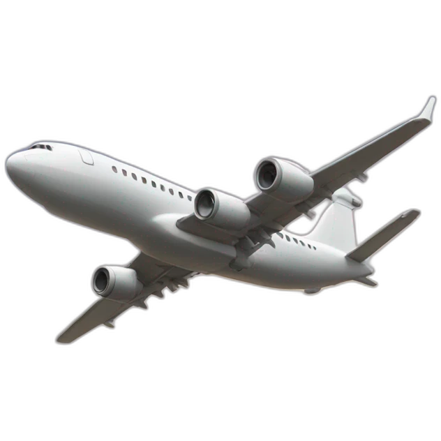 plane flying towards the tower emoji