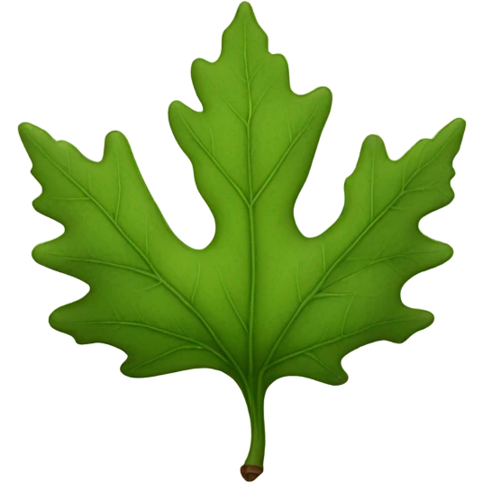 oak leaf emoji