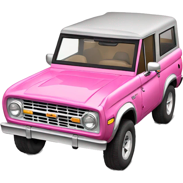 Pink Ford Bronco emoji