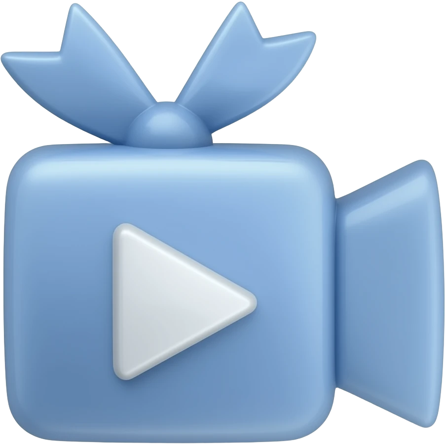 me puedes generar el icono de video emoji