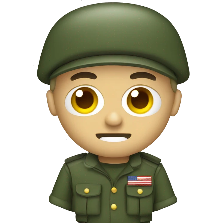 Marine with gun emoji