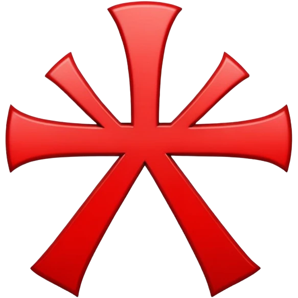 red X symbol with outline emoji