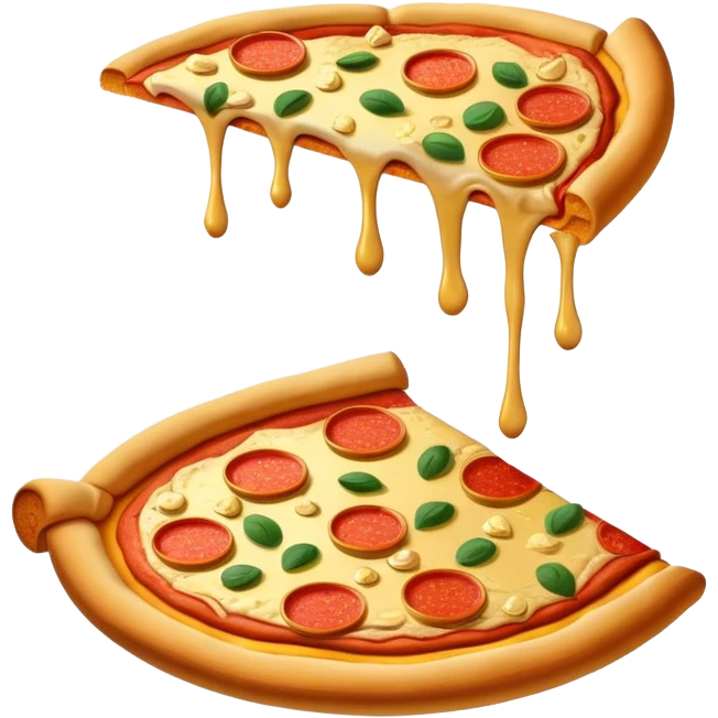 Pizza with gold bars emoji