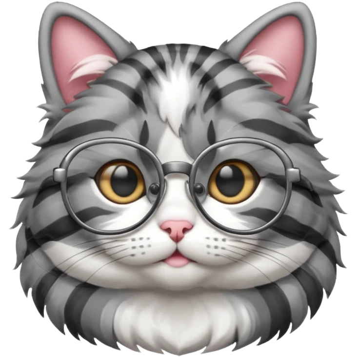 Gato óculos emoji