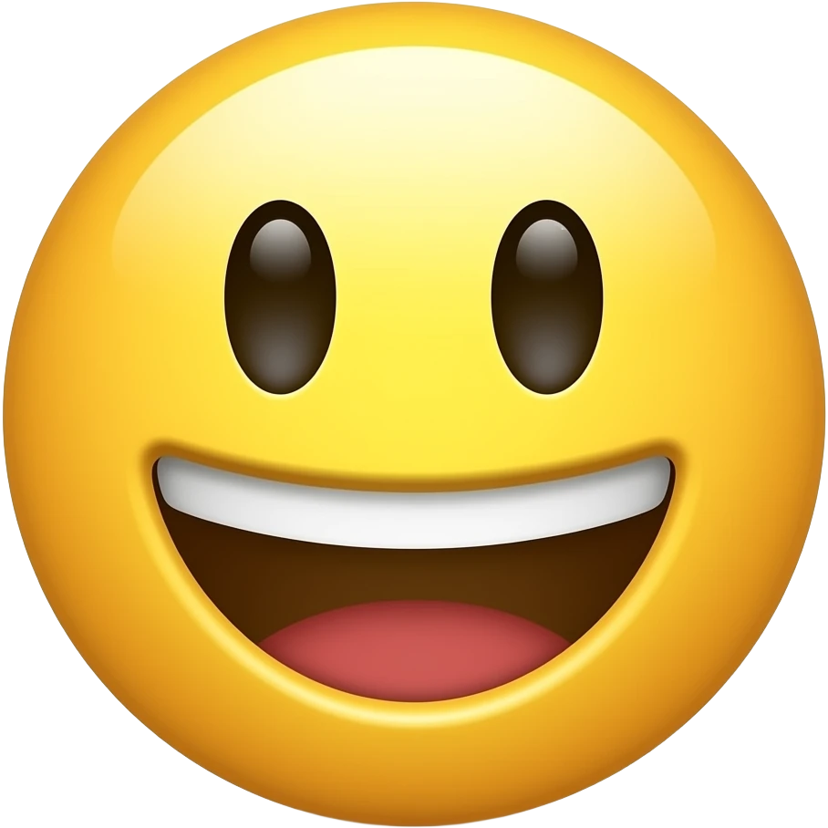 Yellow smiley emoji with good morning breakfast emoji