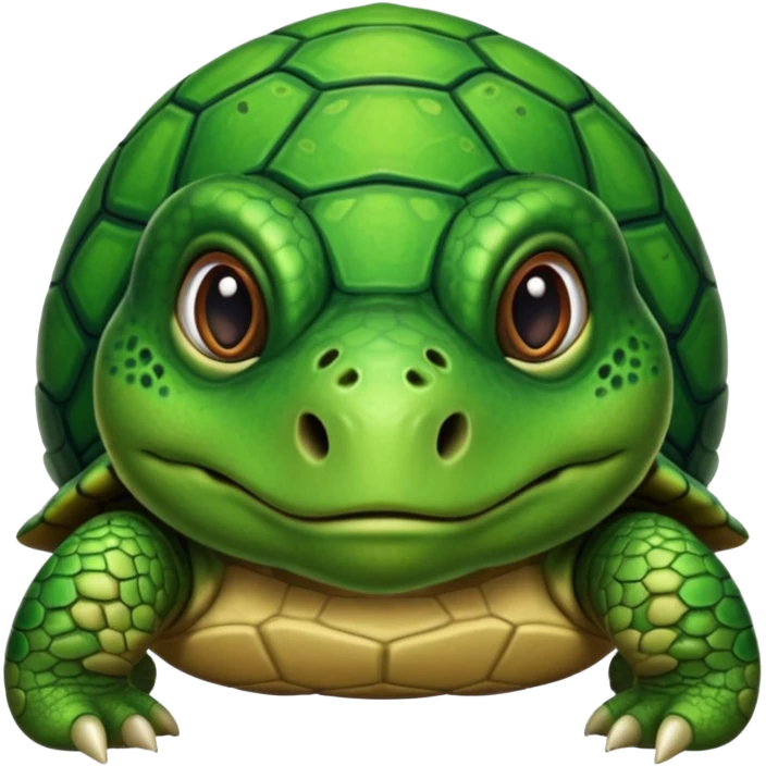 Une tortue très sage emoji