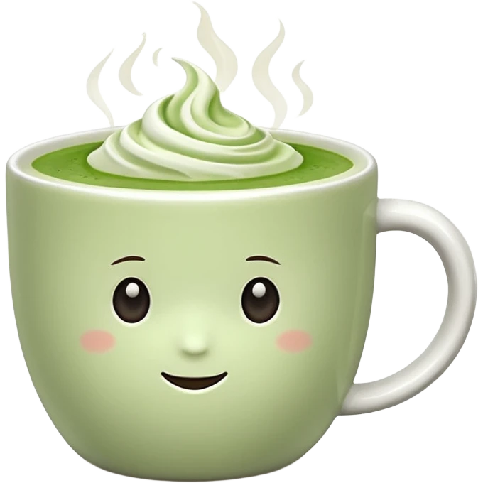 Aesthetic matcha emoji