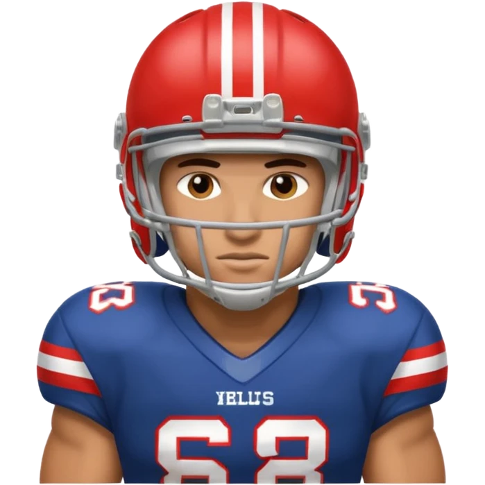 College football player emoji