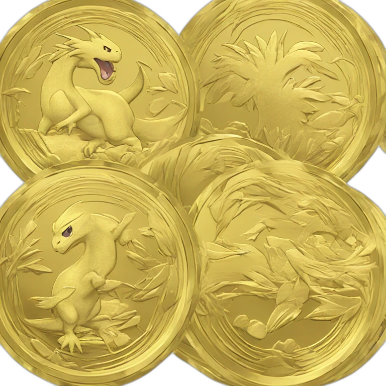 pokemon money gold coin pokecoin pokedollar dollar emoji
