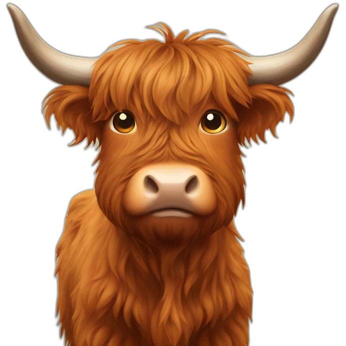 highland cow emoji