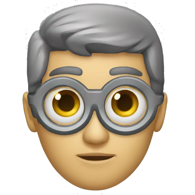 Loira de óculos emoji