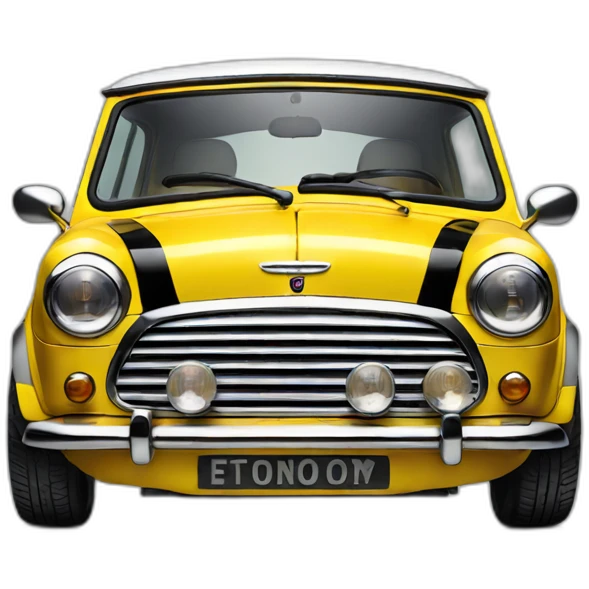 yellow-classic-mini-cooper emoji