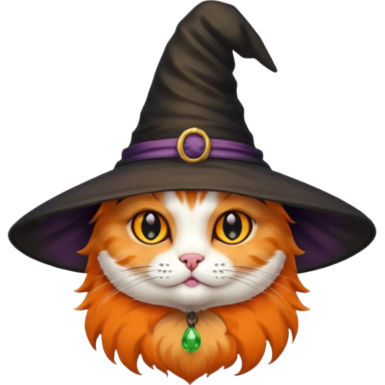i want a halloween cat emoji