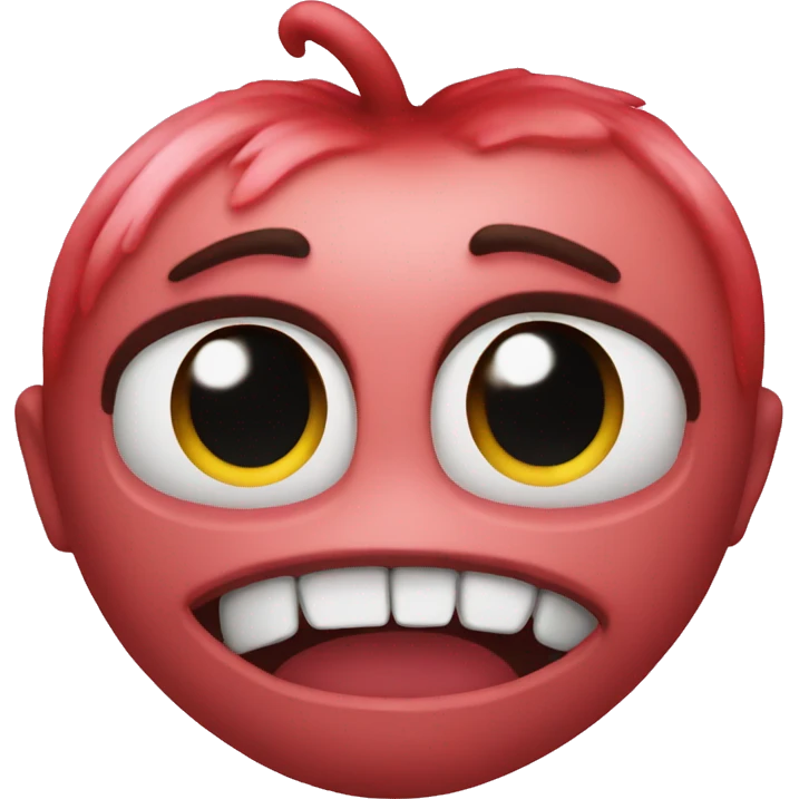 Freaky heart emoji